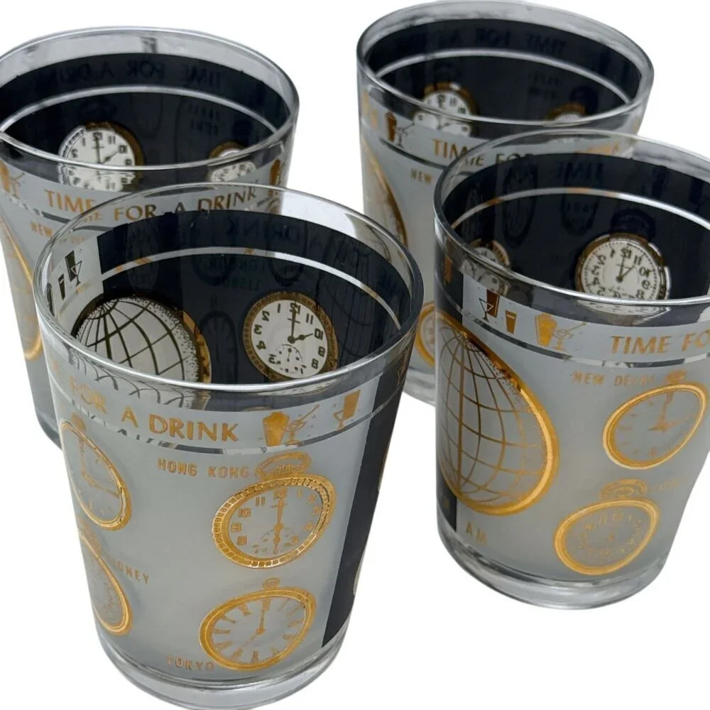Set of 4 Mid-Century Modern 
